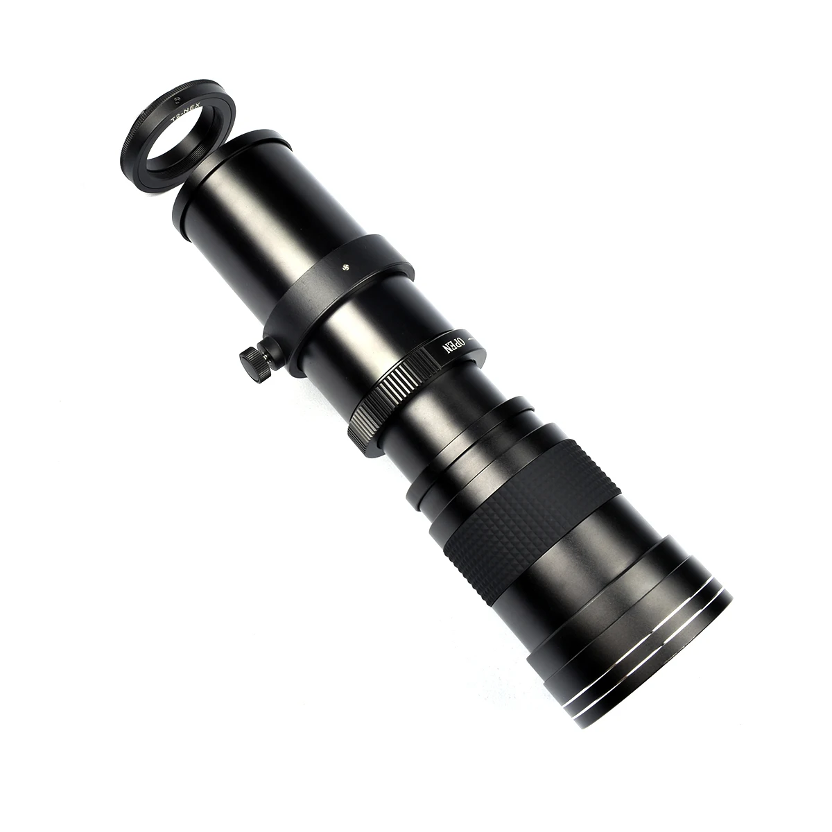 Lightdow Super Telephoto Manual Zoom Lens 420-800mm F8.3-16 With T2 Ring Adapter for Sony Canon Nikon Pentax Olympus Cameras