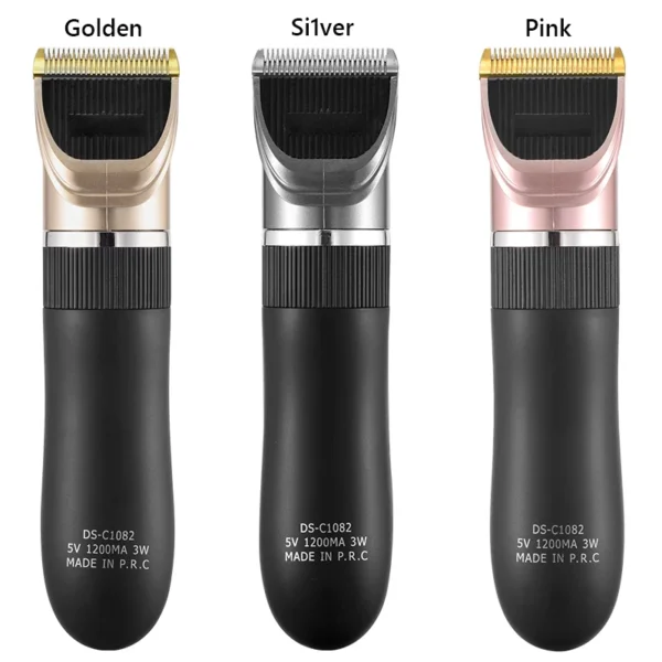 Professional Hair Trimmer Digital USB Rechargeable Hair Clipper for Men Haircut Ceramic Blade Razor Hair Cutter Barber Machine