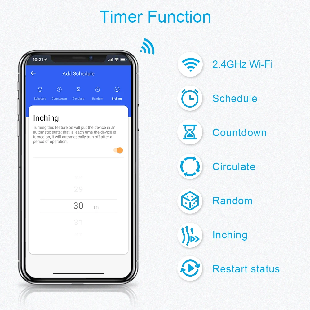 LoraTap WiFi Boiler Water Heater EU US IL Switch Tuya Smart Life App Remote Control Energy Monitoring Voice Google Home Alexa