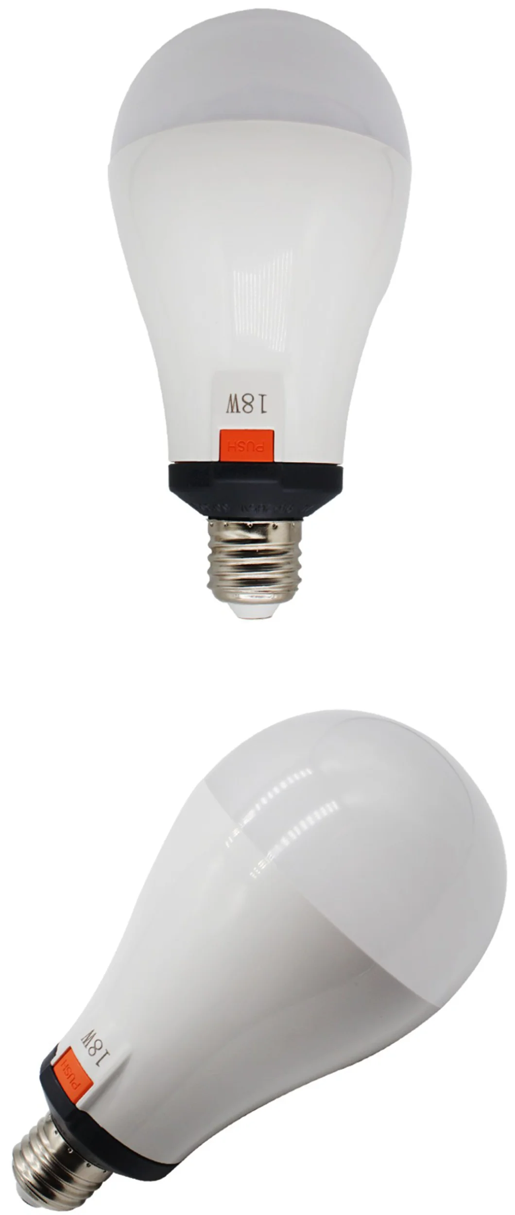 18650 Battery LED Emergency Bulb With Removable 18650 Outdoor Camping Rechargeable Bulb Power Supply AC 85-265V Lighting 8 Hours