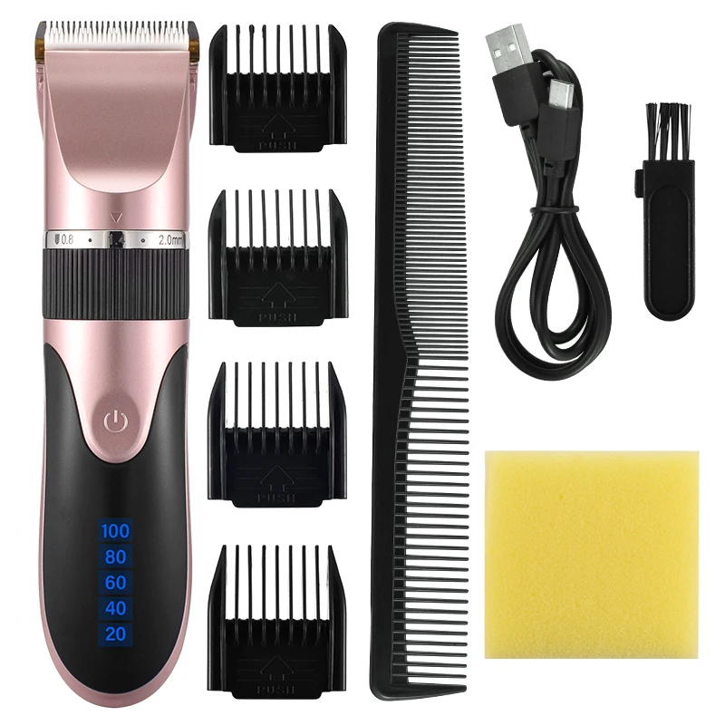 Hair Clipper Electric Barber Hair Trimmers For Men Adults Kids Cordless Rechargeable Hair Cutter Machine Professional