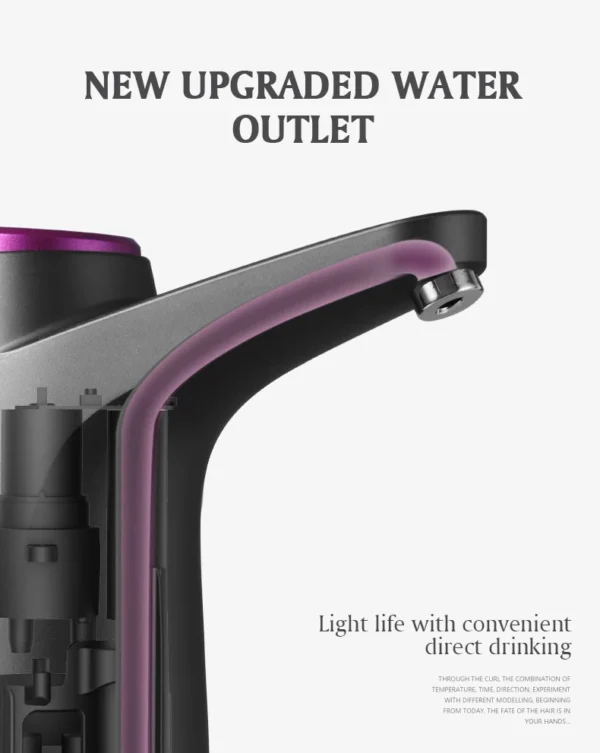 HiPiCok Water Pump 19 Liters Water Dispenser for Bottle Mini USB Automatic Electric Water Gallon Bottle Pump Drinking Dispenser
