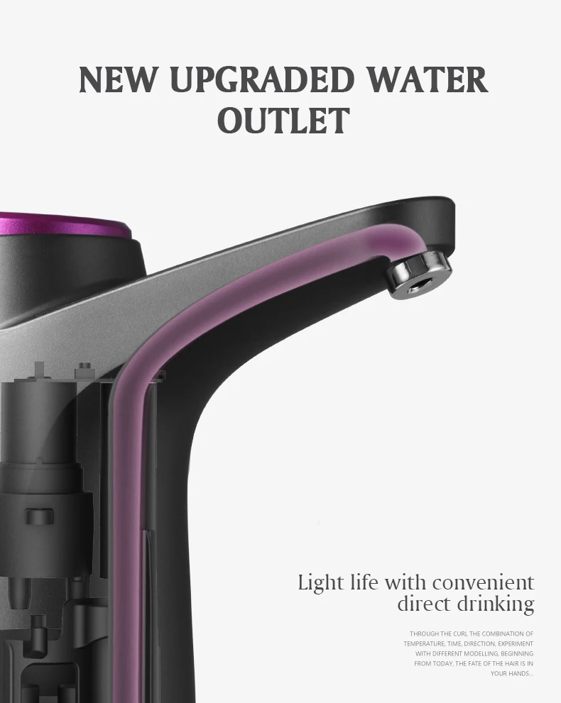 HiPiCok Water Pump 19 Liters Water Dispenser for Bottle Mini USB Automatic Electric Water Gallon Bottle Pump Drinking Dispenser
