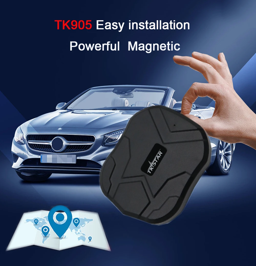 GPS Tracker Car TKSTAR TK905 2G 4G Magnet 90 Days GPS Tracker 4G GPS Locator Waterproof Vehicle Voice Monitor Free APP PK TK915