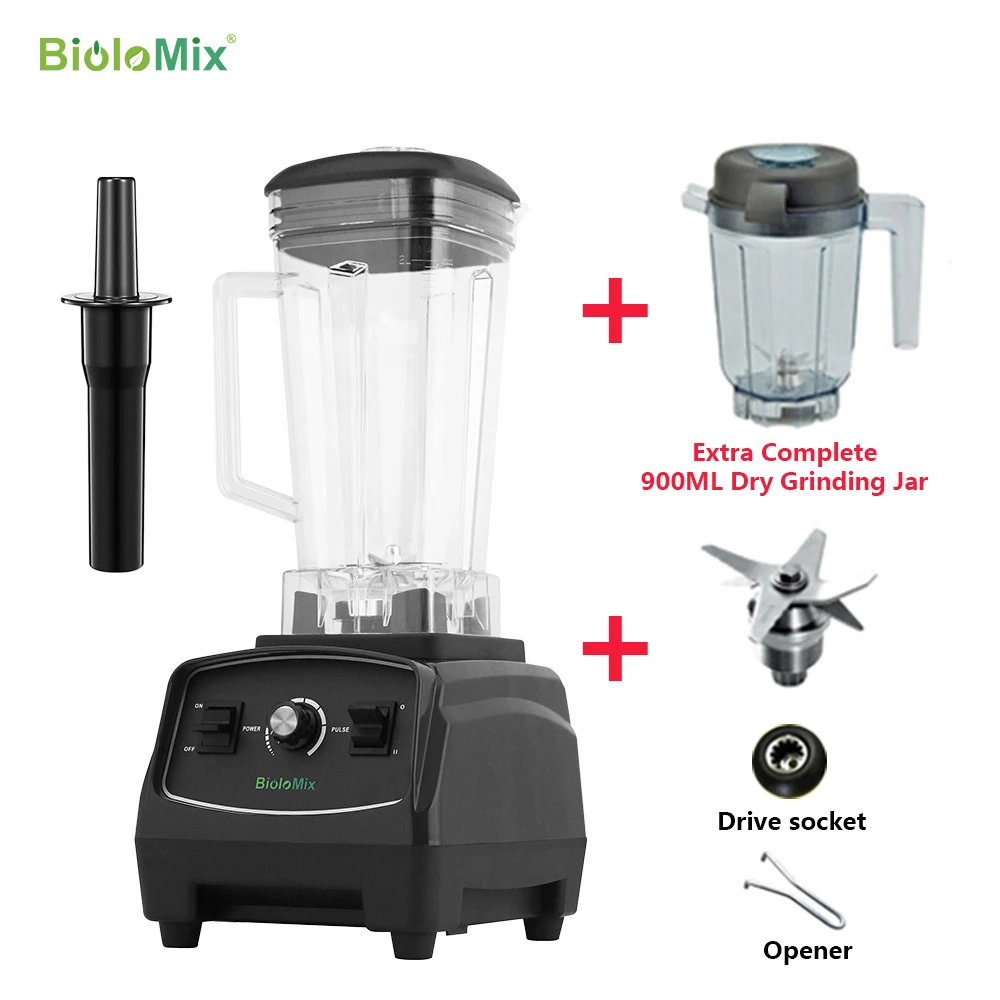 BPA Free 3HP 2200W Heavy Duty Grade Blender Mixer Juicer High Power Food Processor Ice Smoothie Bar Fruit Blender