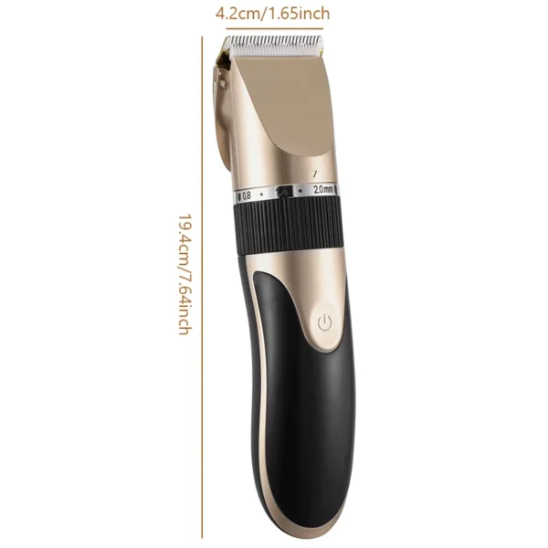 Professional Hair Trimmer Digital USB Rechargeable Hair Clipper for Men Haircut Ceramic Blade Razor Hair Cutter Barber Machine