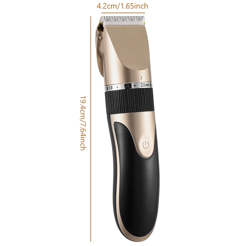 Professional Hair Trimmer Digital USB Rechargeable Hair Clipper for Men Haircut Ceramic Blade Razor Hair Cutter Barber Machine
