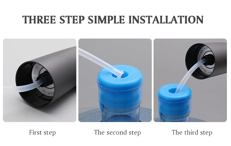 HiPiCok Water Pump 19 Liters Water Dispenser for Bottle Mini USB Automatic Electric Water Gallon Bottle Pump Drinking Dispenser