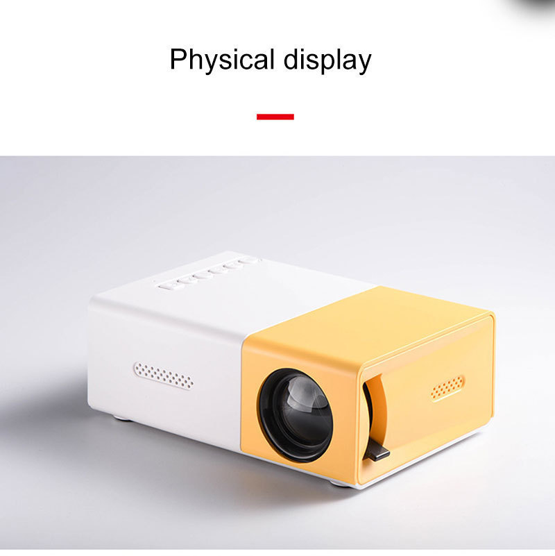 YG300 Mini Projector Portable Projector Wifi Smart 1280 720P Full HD Office Home Theater Video Mini Projector Mobile Projection