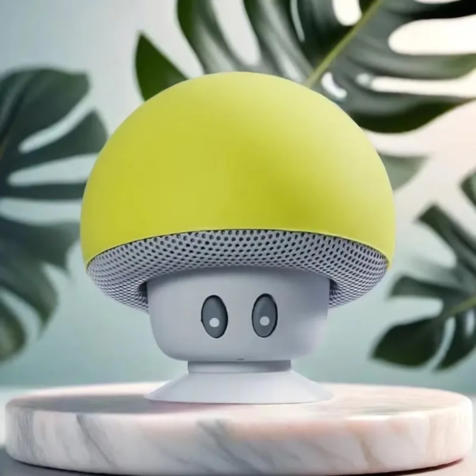 XIKCU Bluetooth Mushroom Speaker Waterproof Can Be Used as a Mobile Phone Holder Suitable for Family Parties and Small Parties