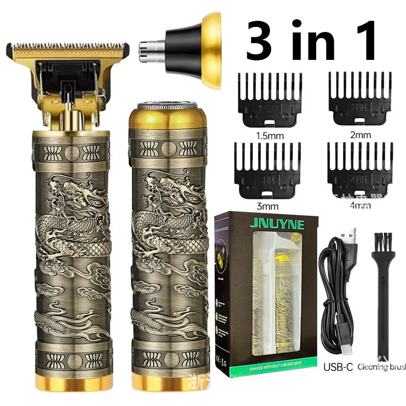 Powerful Professiona Electric Wireless Man Hairdresser Men Barber Shop Groin Beard Repairer Mustache Facial Hair Trimmer Clipper