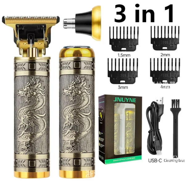 Powerful Professiona Electric Wireless Man Hairdresser Men Barber Shop Groin Beard Repairer Mustache Facial Hair Trimmer Clipper