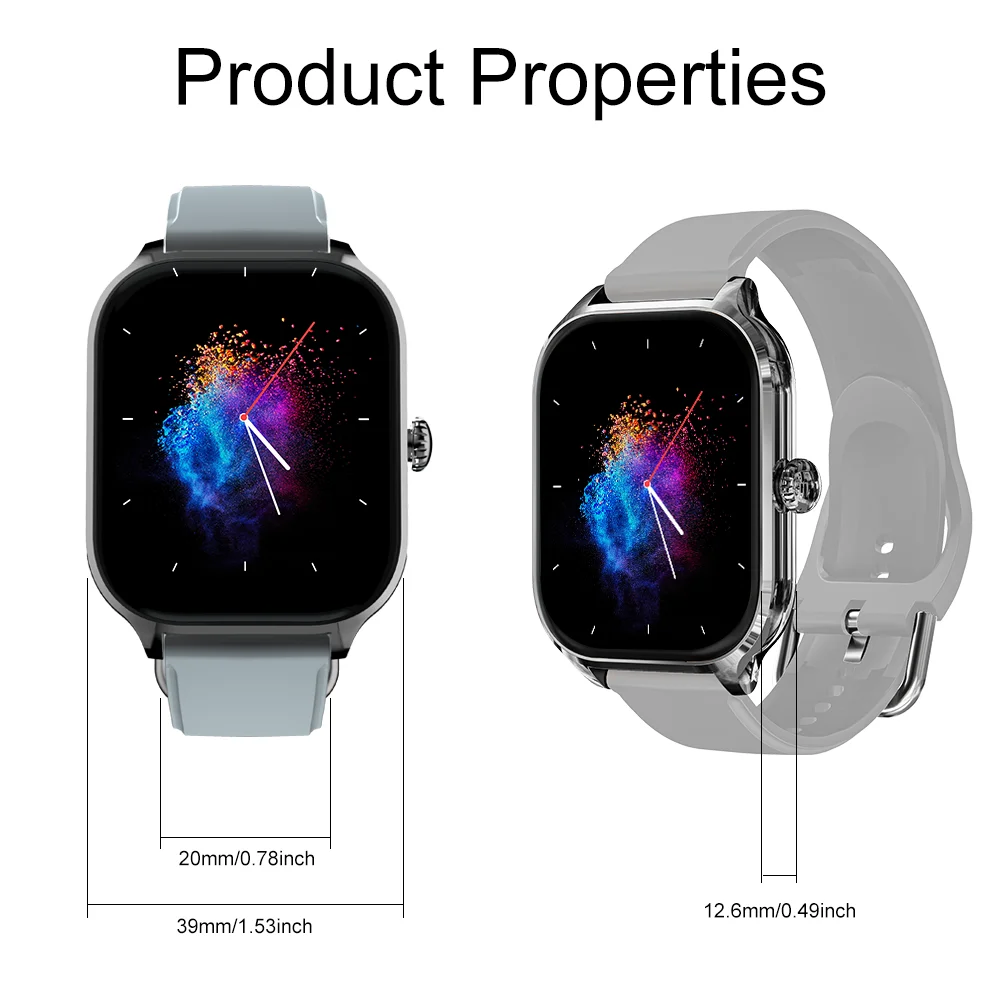 LAXASFIT 2025 New H9 Smartwatch Dial to Answer Calls Calorie Tracking Heart Rate Blood Oxygen Monitoring Bluetooth Smartwatch