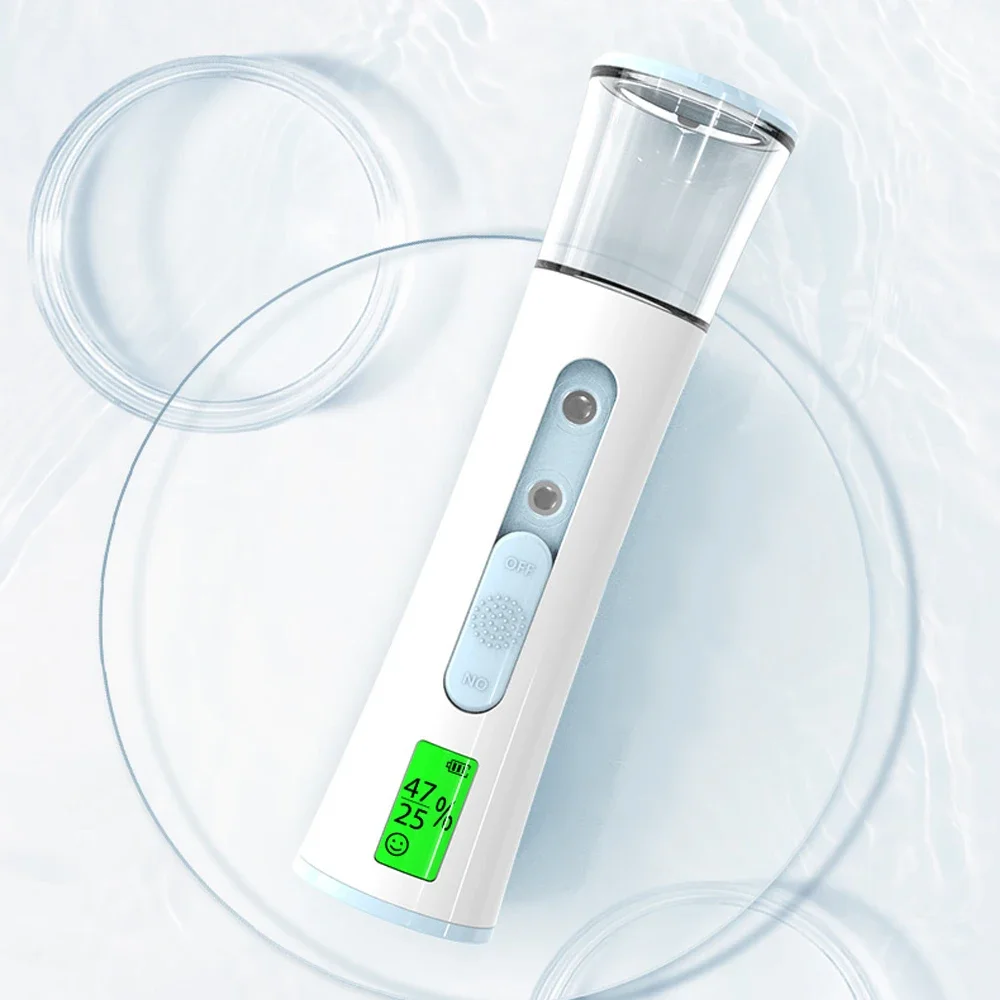 Nano Facial Steamer Cleaning Pores Water SPA Moisturizing Hydrating Face Sprayer USB Portable Hydrating Nanometer Mist Nebulizer