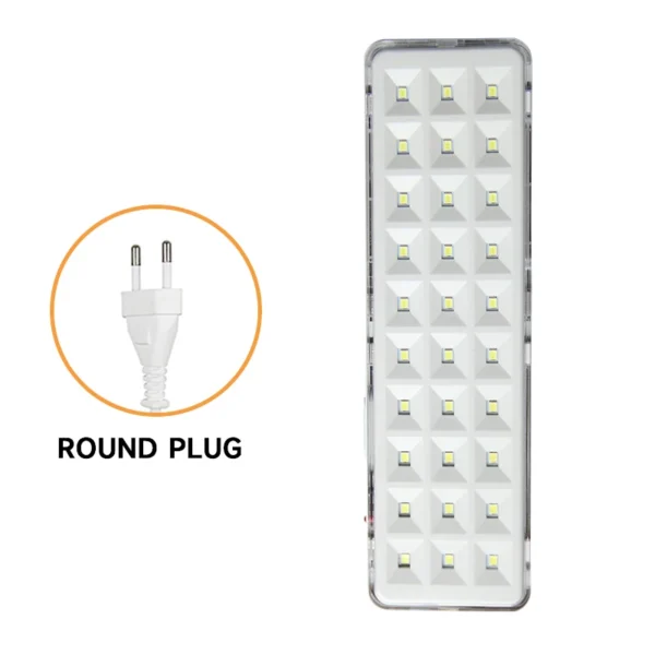 LED Emergency Light Rechargeable Portable Indoor Fire Fighting Lamps Wall-mounted Home Lights 30LEDs Exit Lamp Camping Lantern