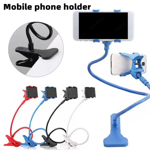 Universal Mobile Phone Holder Long Arm Lazy Bracket Clip Stand Stents Flexible Bed Desk Table Clip Bracket for Smartphone Holder
