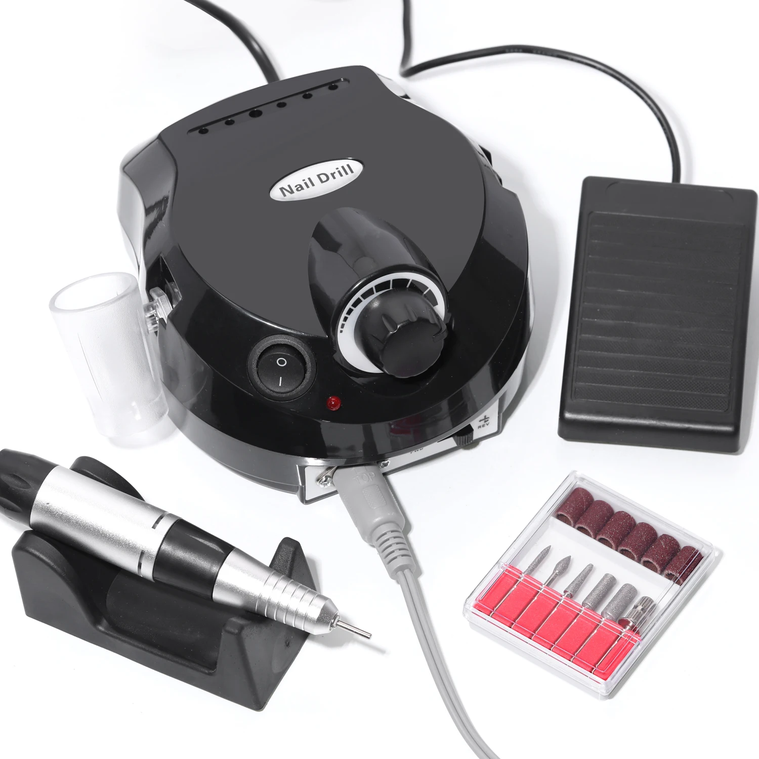 35000RPM Electric Nail Drill Machine Cutter Set Nail Gel Polisher Nail tools Salon Equipment Strong Polishing Tool Nail File Kit