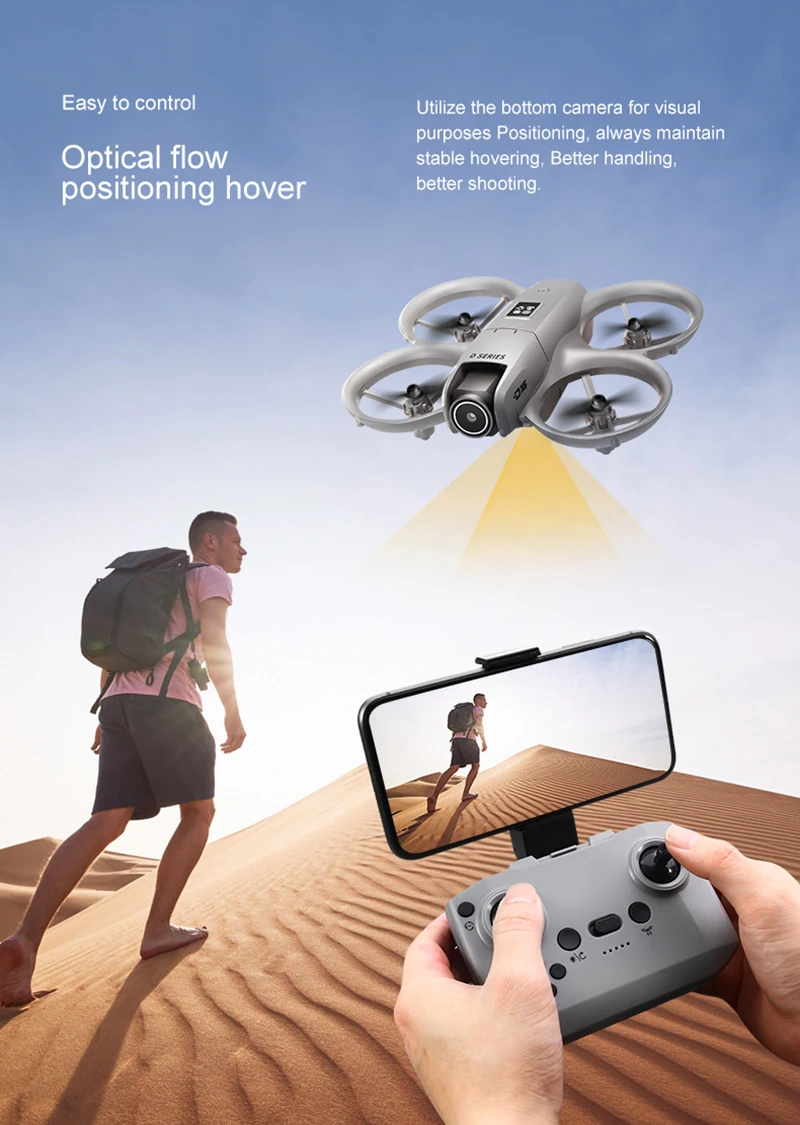 Xiaomi D16 Mini Drone Dual Camera 8K HDAerial Aircraft Obstacle Avoidance UAV Fixed Remote Control Airplane Gift Toys 20000M