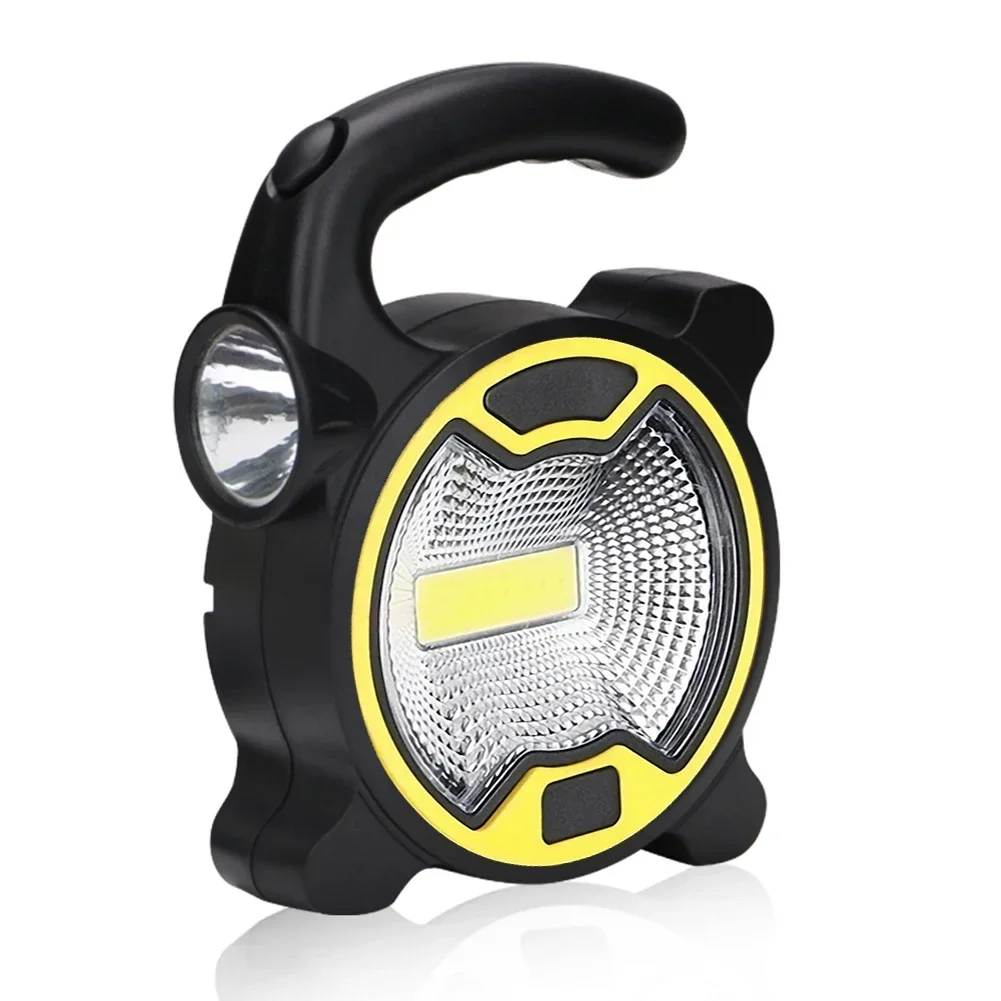 Mini Portable Work Light Battery Powered Handheld Lantern Super Bright Flashlight Outdoor Tent Camping Lights Without Battery