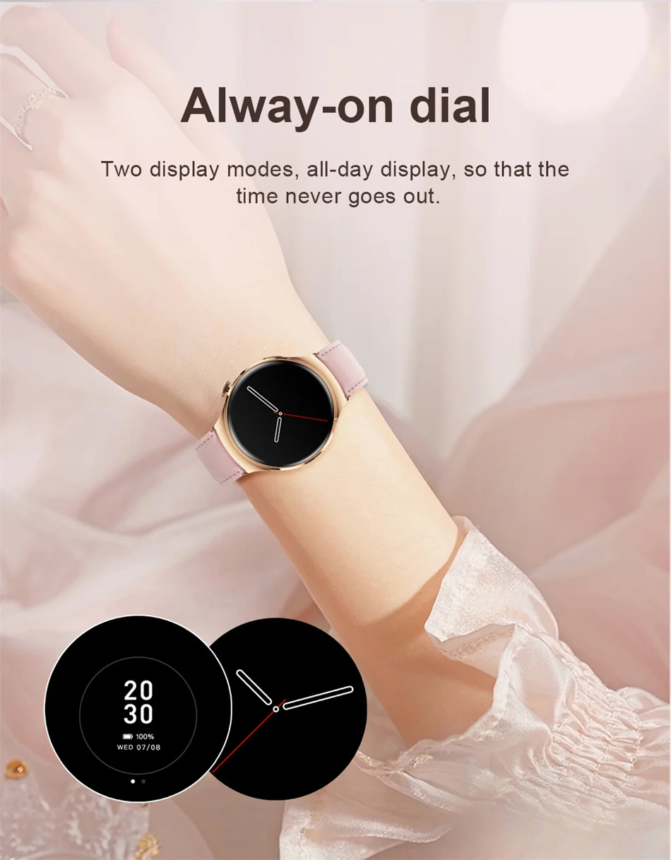 For Huawei WATCH 4 Smart Watch Women 360*360 AMOLED HD Screen NFC IP68 Waterproof Heart Rate Health Monitor Smartwatch 2025 New