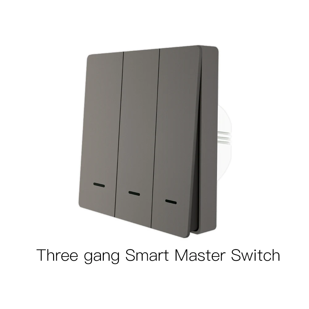 MOES WiFi Smart Push Button Wall Light Switch RF433 Transmitter Smart life Tuya App Remote Control Works with Alexa Google Home