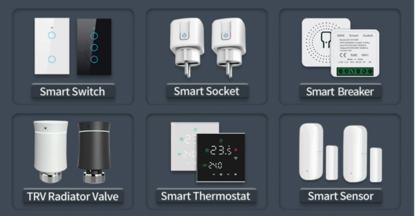 TNCE Tuya US WiFi/Zigbee Smart Wall Switch 1/2/3/4 Gang Light Switch Smart Touch Sensor Smart Home  Work with Alexa Google Home