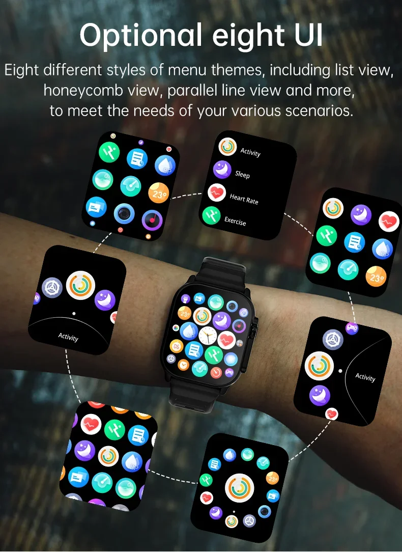 Original T900 Ultra 2 Smart Watch 49mm Men Women Bluetooth Call BT Music Game Wireless Charging NFC Smartwatch For Android IOS