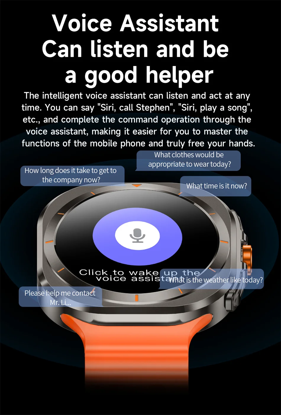 2025 New For Samsung Galaxy Watch 7 Ultra GPS NFC Smart Watch Men 1.43 " AMOLED Always Display IP68 BT Call Sports Smartwatches