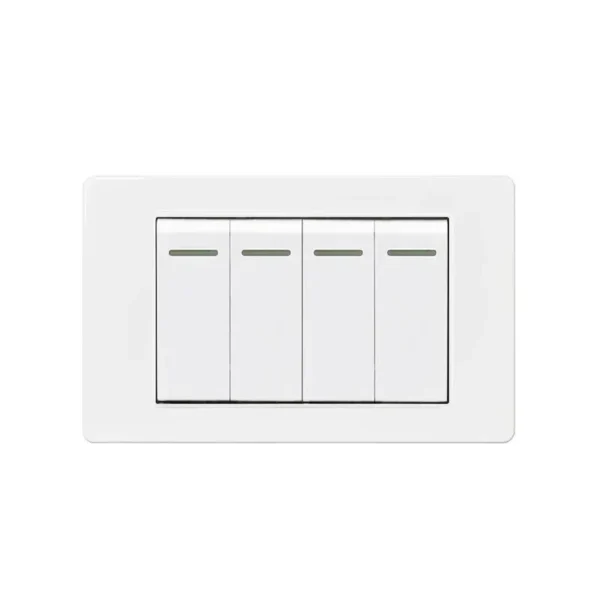 Italy Chile  Standard Outlet with USB Smart Type-c 20W Fast Charging, Dual USB Wall Socket Chile Plug Plastic Panel Light Switch