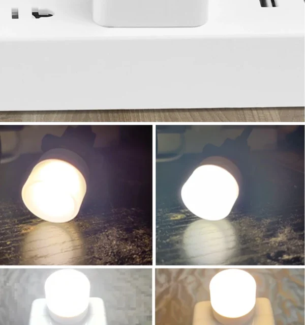 5pcs USB LED Reading Lamp Mini Book Light Camping Night Lights Table Lamps For Power Bank PC Notebook Laptop USB Night Light