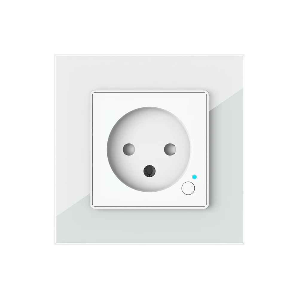 Shawader Tuya WiFi Smart Israel Wall Socket EU Power Plug Outlet USB Type-C PD 20W Charge Port for Iphone Alexa Dot Google Home
