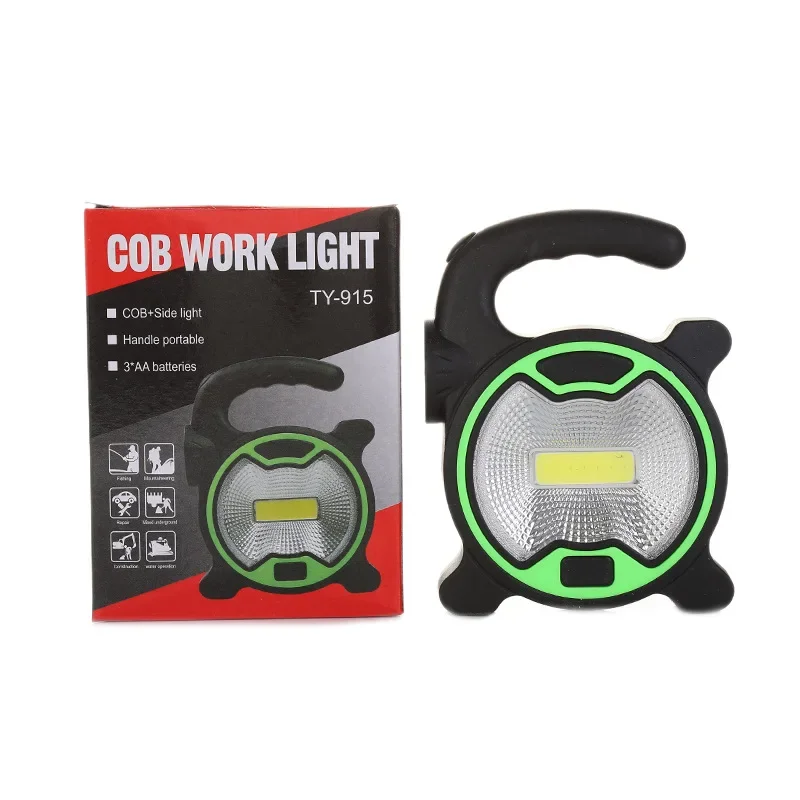 Mini Portable Work Light Battery Powered Handheld Lantern Super Bright Flashlight Outdoor Tent Camping Lights Without Battery