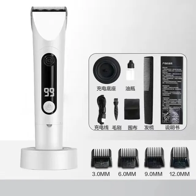New Xiaomi Mijia Professional Clipper Hair Clipper 3 -Gear Adjustment  IPX7 Waterproof Hair Trimmer Machine With Charging Base