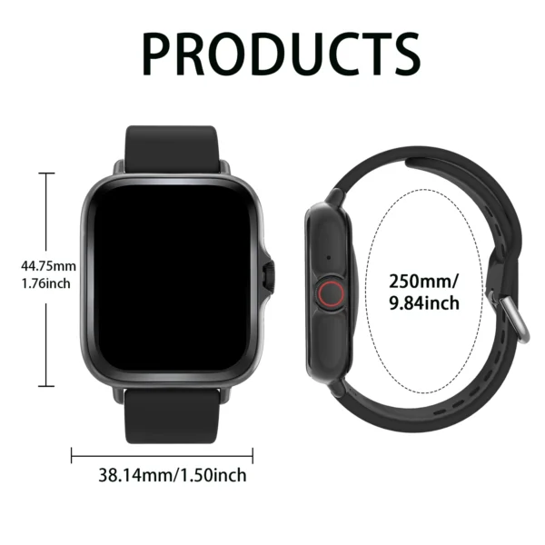 Smart watch, wireless calling /dial, multi -Sport mode, calling reminder and rejection, SMS reminder, for iPhone/Andriod