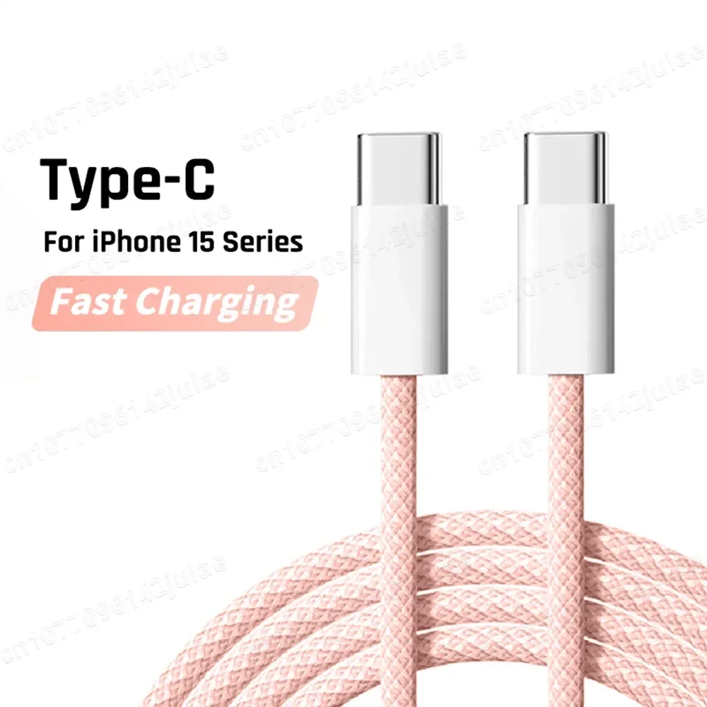Original PD 60W Fast Charger 6A USB C to Type C Cable For Apple iPhone 15/16 Pro MAX Quick Charging For Samsung S24 Xiaomi Cable