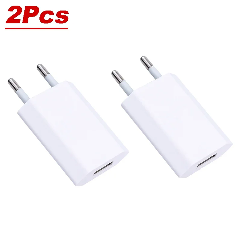 NNBILI 1-5Pcs Universal 5V 1A EU Plug USB Wall Phone Charger For iPhone Samsung Xiaomi Redmi Google Huawei Charger Power Adapter