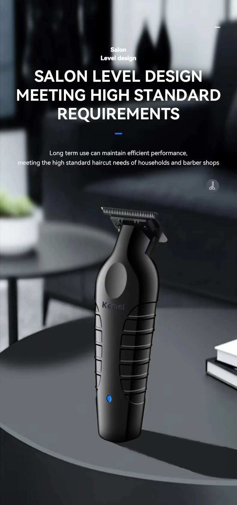 Kemei KM-2296 KM-2299 KM-1102 Professional Hair Clipper Kit Electric Shaver Male Hair Cutting Machine Men’s Cordless Trimmer