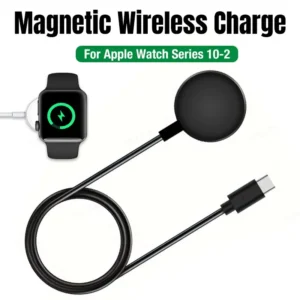Watch Wireless Charger Portable USB/Type C Magnetic Charge Dock For Apple Watch 10/9/8/7/6/5/4/3/2 SE iWatch Fast Charging Pad