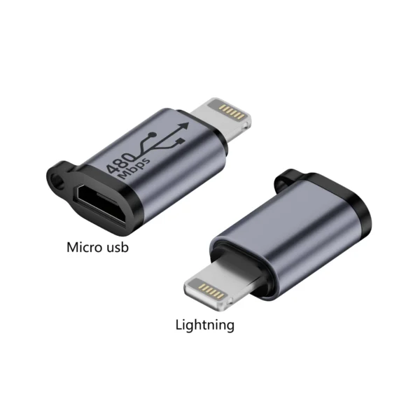 USB Type-C Adapter Type C To Lightning To Micro Mini USB Female To Male Converters For Xiaomi Samsung Charger Data Cable