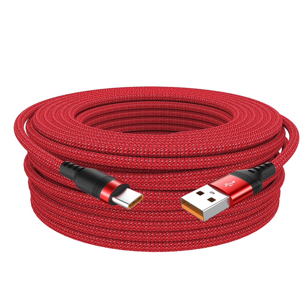 USB TYPE C Fast Charge Cable LIGHTNING 3m 5 Meters USB C Android Micro USB Extend Charging Cable for iPhone 14 Xiaomi OnePlus