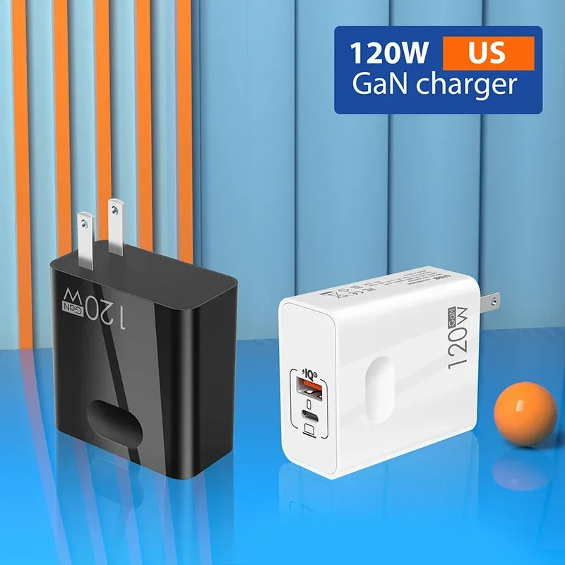 Xiaomi 120w Fast Charger USB C Super Quick Charging Adapter PD USB Mobile phone Charger For Iphone Huawei Laptop Tablet Macbook
