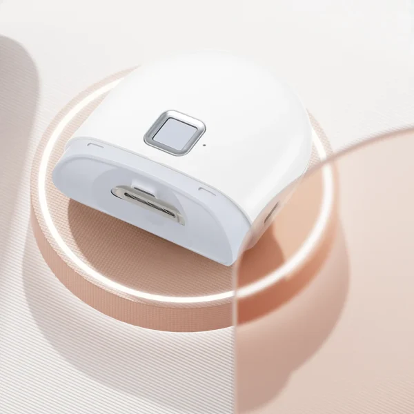 Mini Electric Nail Clipper With LED Light Rechargeable Automatic Portable Nail Grinder for Children Adult Safe Clipper Tools