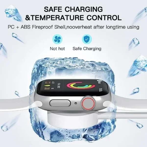 Watch Wireless Charger Portable USB/Type C Magnetic Charge Dock For Apple Watch 10/9/8/7/6/5/4/3/2 SE iWatch Fast Charging Pad