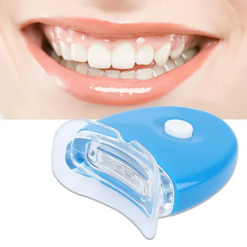 1PC  Teeth Whiten Lamp Teeth Bleaching Laser Treatments LED Teeth Whitening Light Mini Blue Light Dental Whitening Supplies