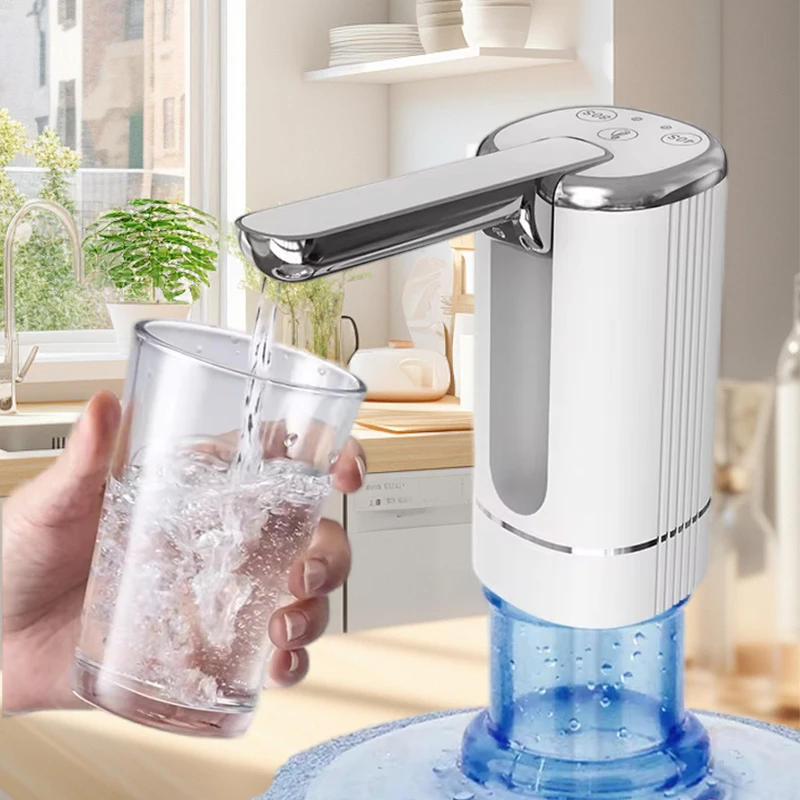 Water Dispenser Water Pump Electric Bottle Pump Mini Portable Water Pump Usb Foldable Household Automatic Water Dispenser