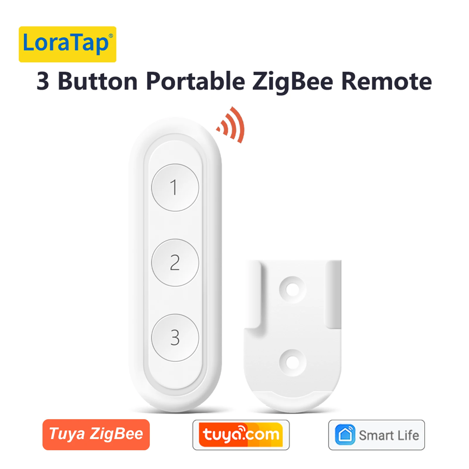 LoraTap ZigBee 3.0 Wireless 13 Types Push Button EU US Remote Controller Tuya Scene Automation Control Switch Smart Life App