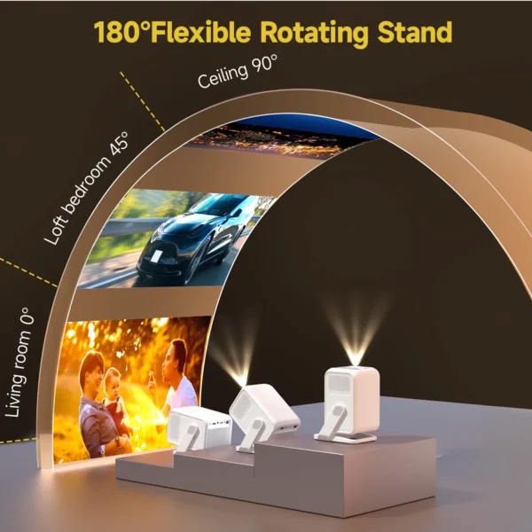 Magcubic HY310X 4K Mini Projector With Full HD 1080P 420ANSI Android 11 Auto Focus Keystone for Outdoor Theater Stand Projector