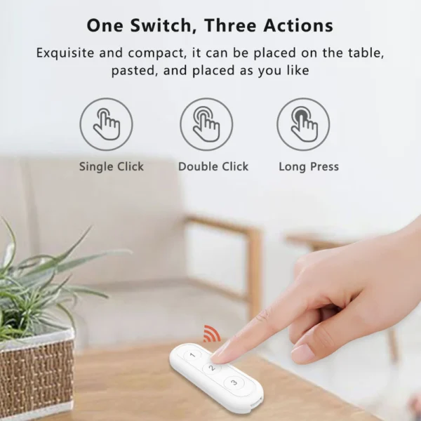 LoraTap ZigBee 3.0 Wireless 13 Types Push Button EU US Remote Controller Tuya Scene Automation Control Switch Smart Life App