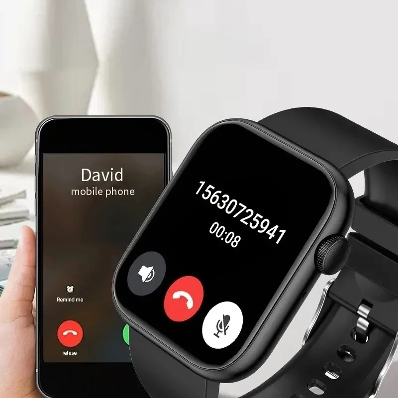 T168 Wireless Calling Smart Watch Make Answer Call Full Touch Sport Fitness SmartWatch For Women Men