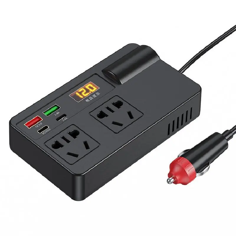 Car mounted power inverter 12v24v to 220v multifunctional conversion suitable for small and large trucks